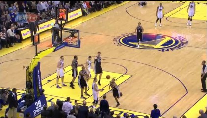 Le gros scotch sur la planche de Boris Diaw sur Stephen Curry