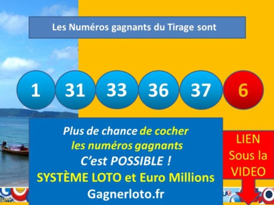 LOTO LUNDI 16 DECEMBRE RESULTAT TIRAGE