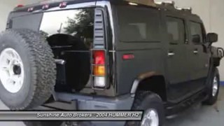 Sunshine Auto Brokers in Pinellas Parke Florida offers this 2004 HUMMER H2 for Sale