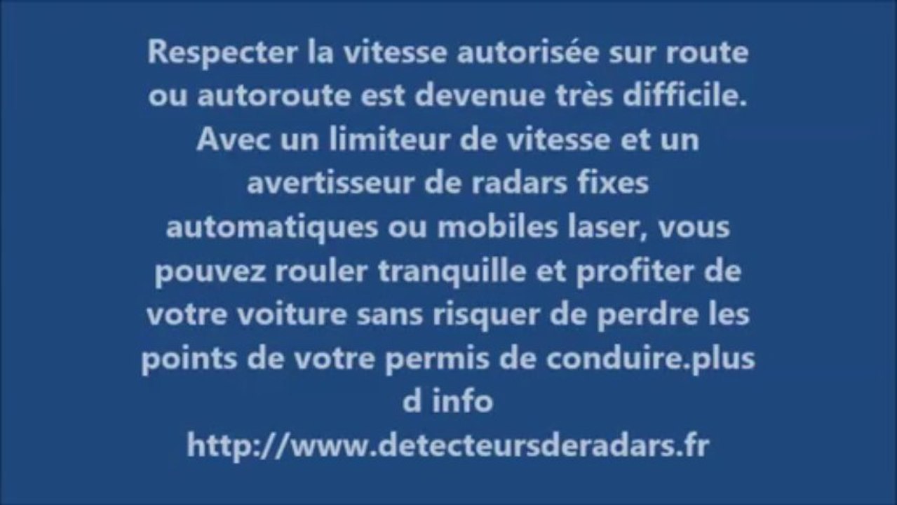 detecteur de radar mobile radar fix www.detecteursderadars.fr