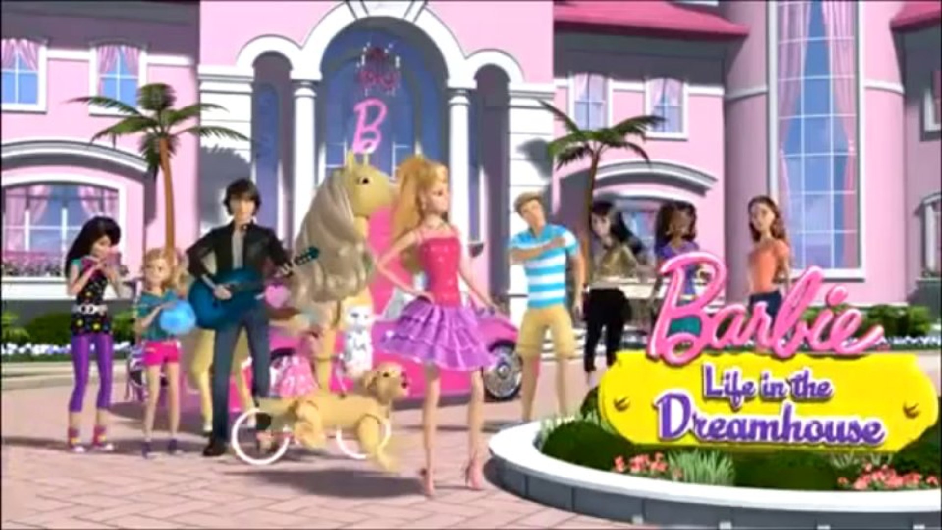 barbie trin house