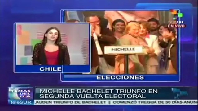 Con gran democracia gana Michelle Bachelet la presidencia chilena