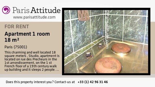 Studio Apartment for rent - Châtelet, Paris - Ref. 7350