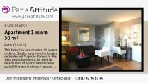 Studio Apartment for rent - Place d'Italie, Paris - Ref. 8051