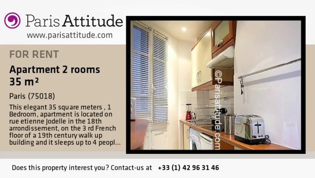 1 Bedroom Apartment for rent - Montmartre, Paris - Ref. 5322