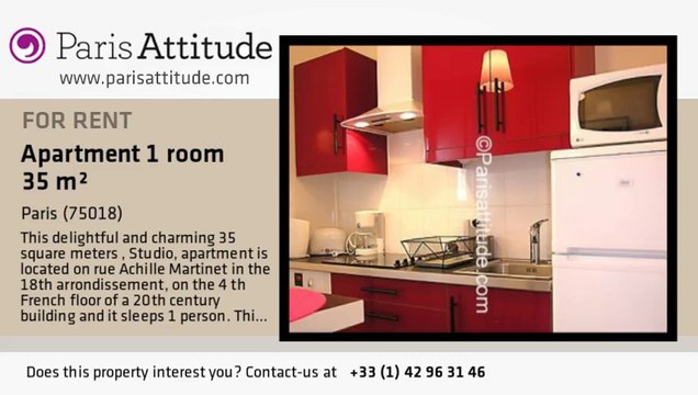 Studio Apartment for rent - Montmartre, Paris - Ref. 5909