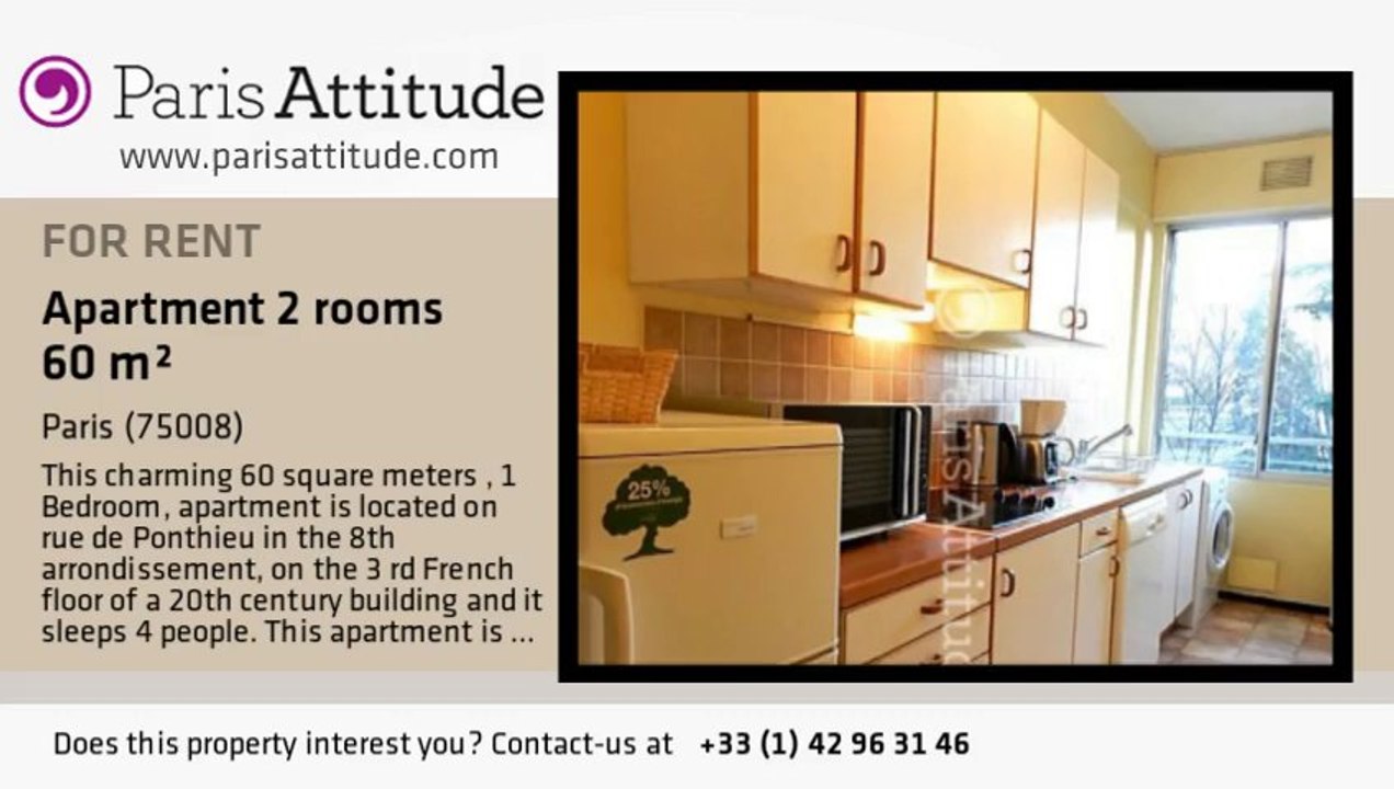 1 Bedroom Apartment for rent - Champs Elysées, Paris - Ref. 4232