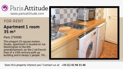 Studio Apartment for rent - Champs Elysées, Paris - Ref. 5847