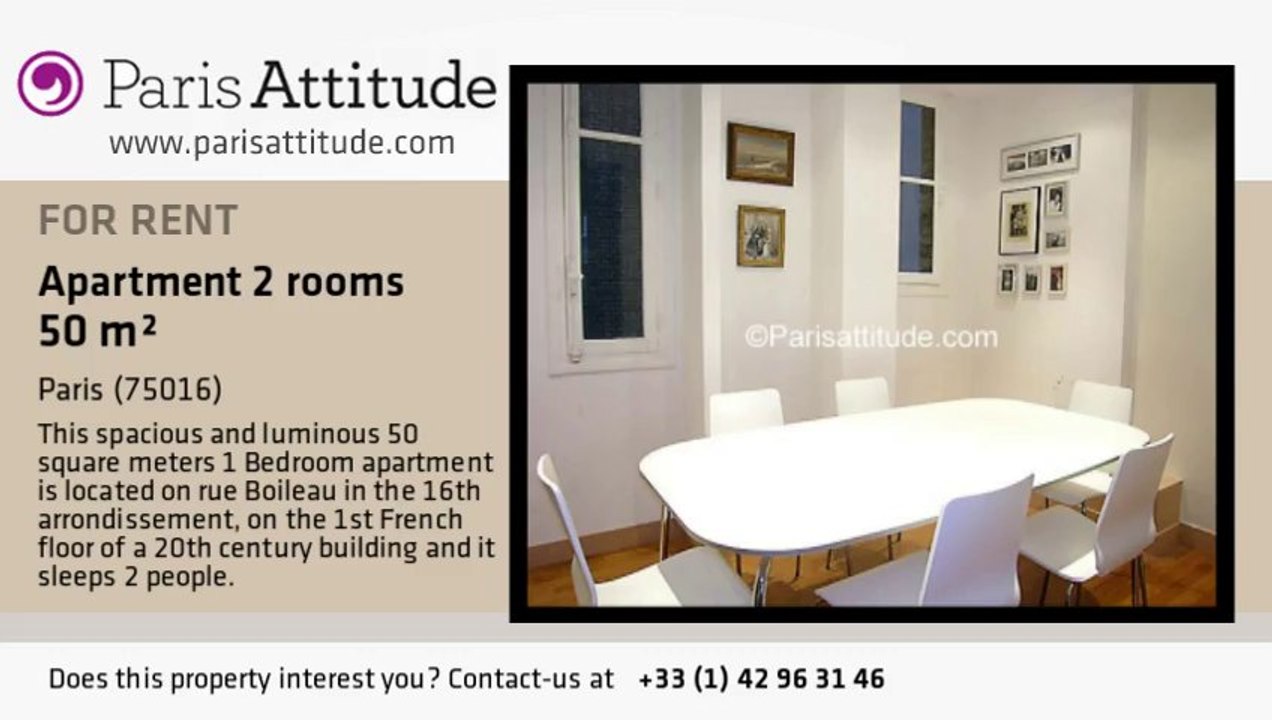 1 Bedroom Apartment for rent - Porte de St Cloud, Paris - Ref. 2478