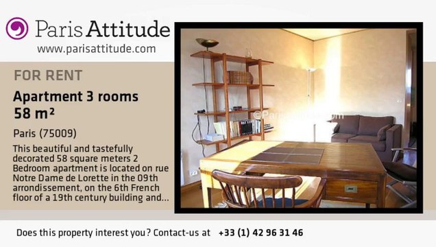 2 Bedroom Apartment for rent - Moulin Rouge/Pigalle, Paris - Ref. 4208