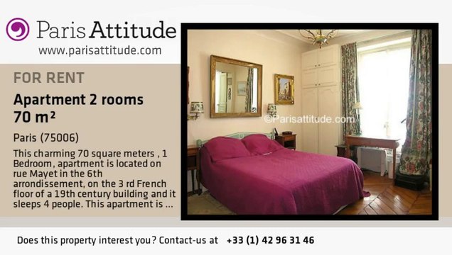 1 Bedroom Apartment for rent - Ecole Militaire/Unesco, Paris - Ref. 6105