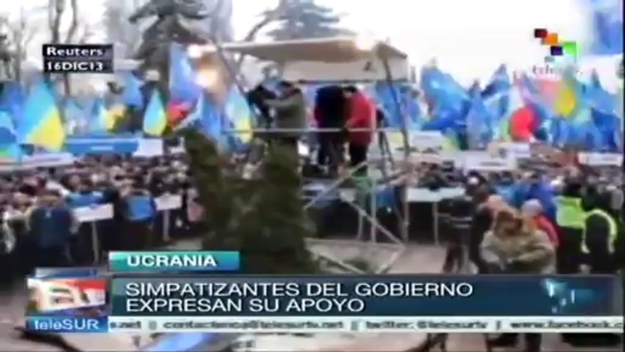 Oposición ucraniana convoca protesta contra acuerdo gasífero con Rusia