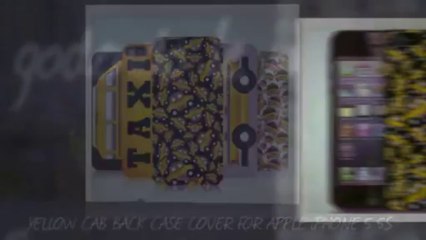 YELLOW CAB PROTECTIVE BACK CASE COVER FOR APPLE iPHONE 5 5S