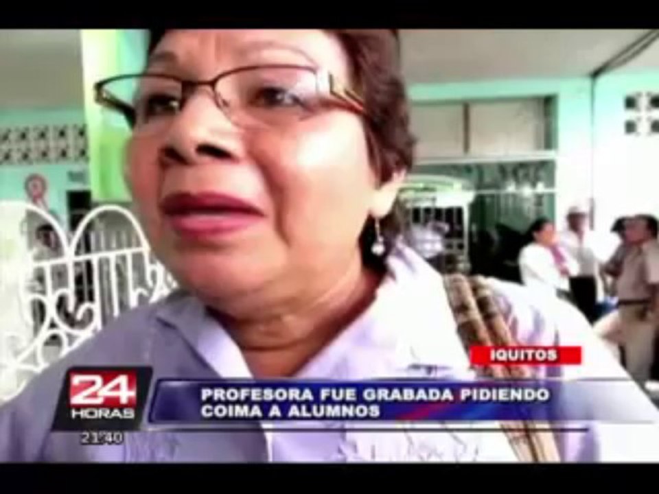 Video muestra a profesora cobrando 'coima' a sus alumnos en Iquitos
