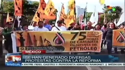 Reforma energética sigue generando protestas en todo México