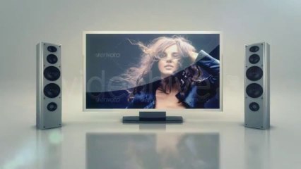 TV Speakers Logo Intro - After Effects Template