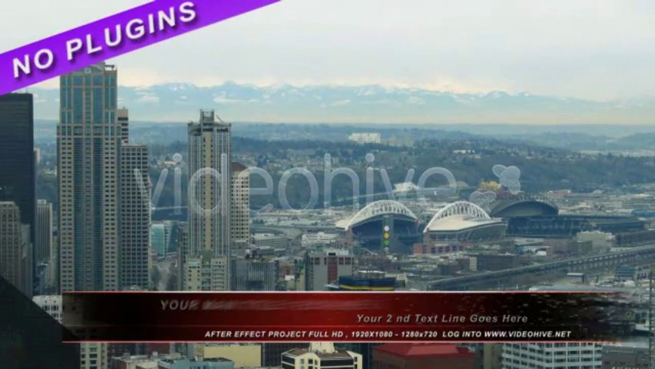 Partical Wipe Lower Third - After Effects Template