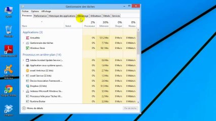 Nettoyer les programmes qui s'éxécutent au demarrage sous Windows 8.1