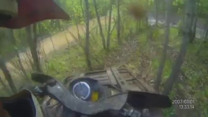 Extreme ATV Mudding In The Forest