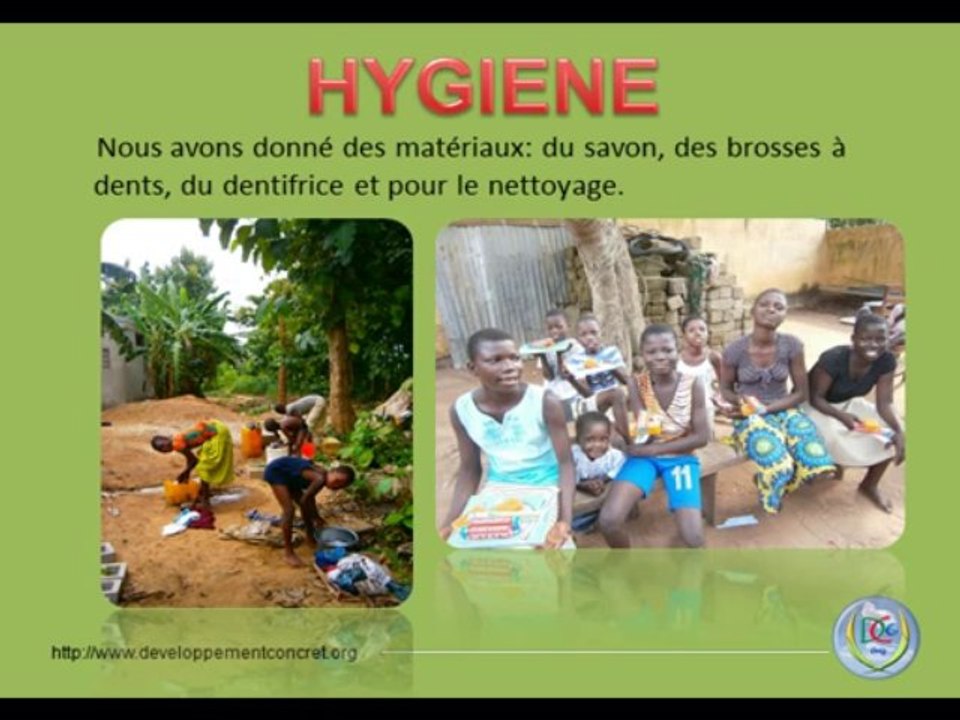 Projet d'appui aux enfants de l'orphelinat Nabouba Lokossa ** Benin  2012