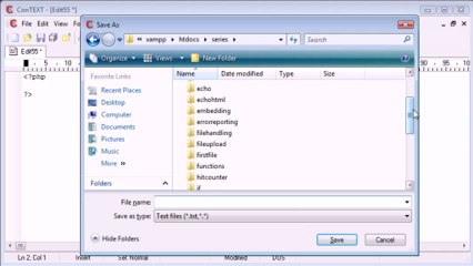 5 - Writing Your First PHP File on Gegasoft