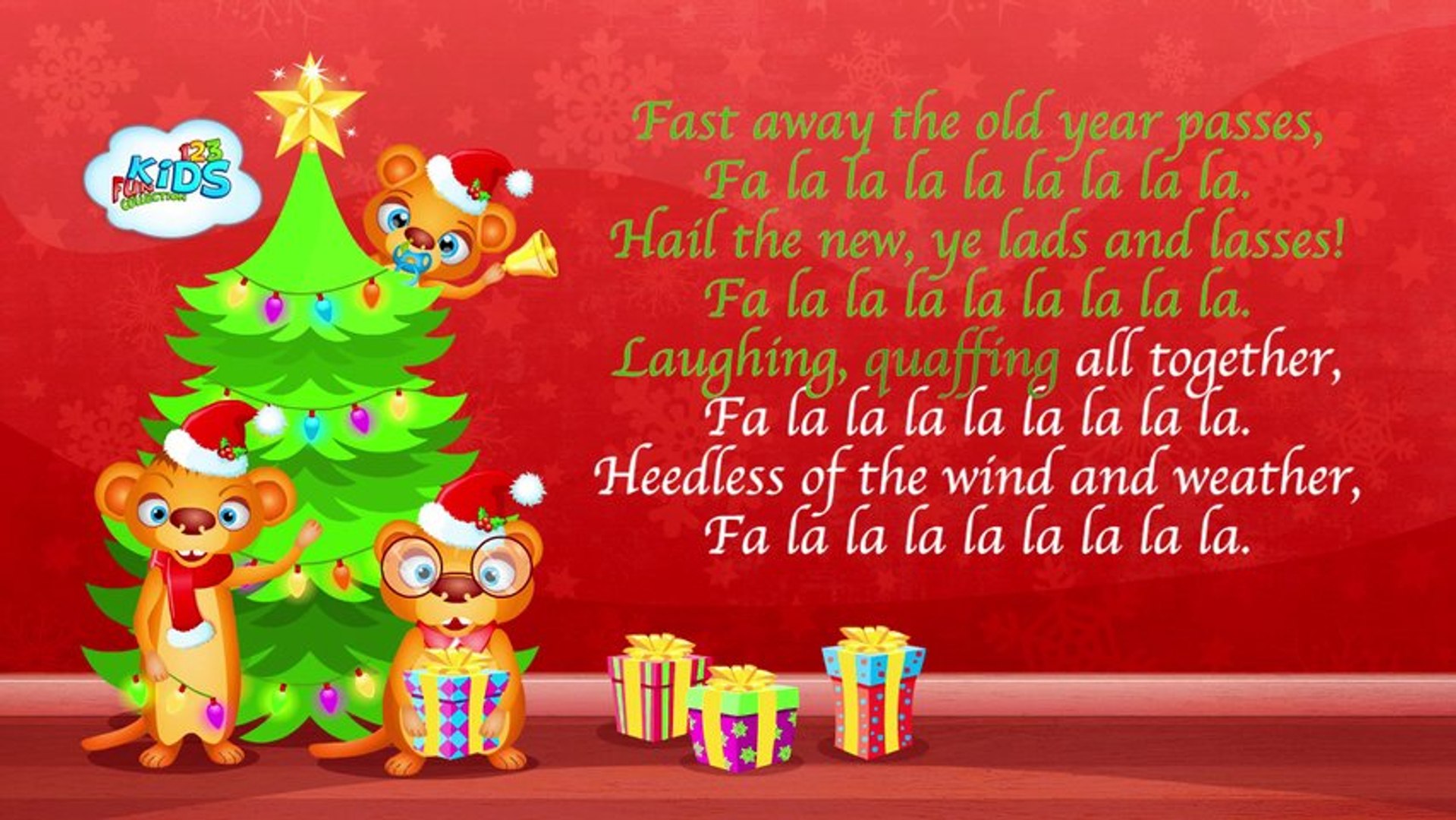 Fa la la la on sale la christmas song