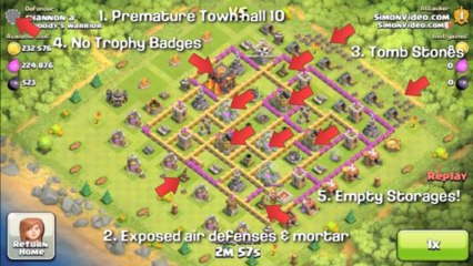 Clash Of Clans Strategy - Part 76 - 6 Secrets to finding village to attack!