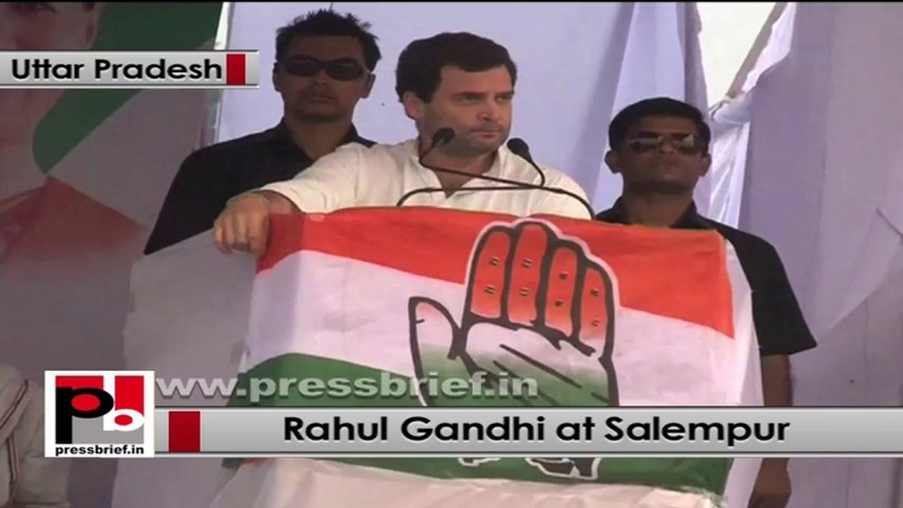 Rahul Gandhi brought light on SP’s dual policy