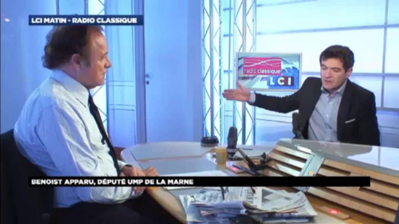 Benoist Apparu, invité politique de Guillaume Durand avec LCI