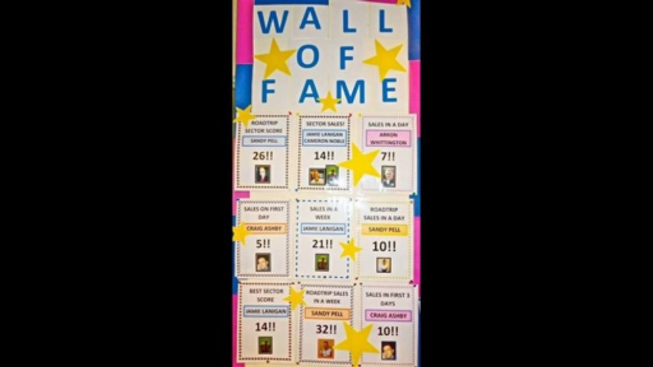 The wall of Fame @ Cristal Advertising | Are you on the wall?