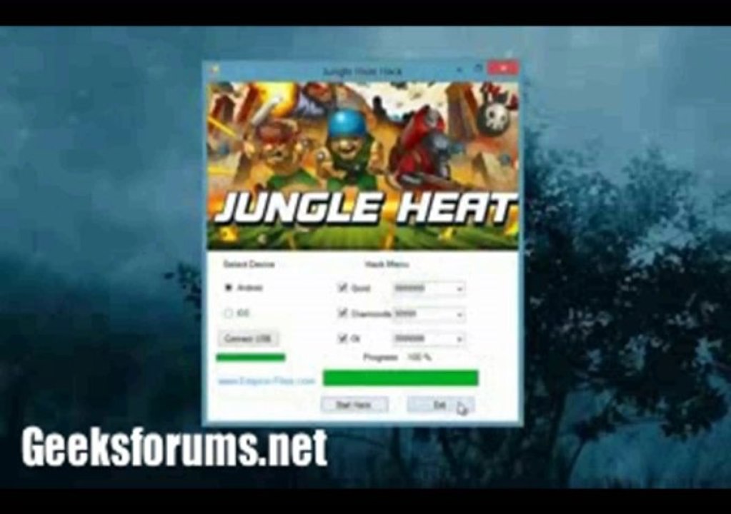 Jungle Heat Cheat Hack pour (Android et iPhone) gratuit diamants 2013