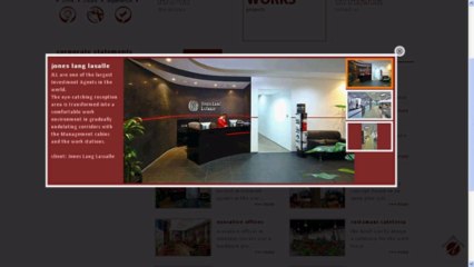 Jones Lang Lasalle - Corporate Modern Interior Structural Design and Decoration Dubai UAE