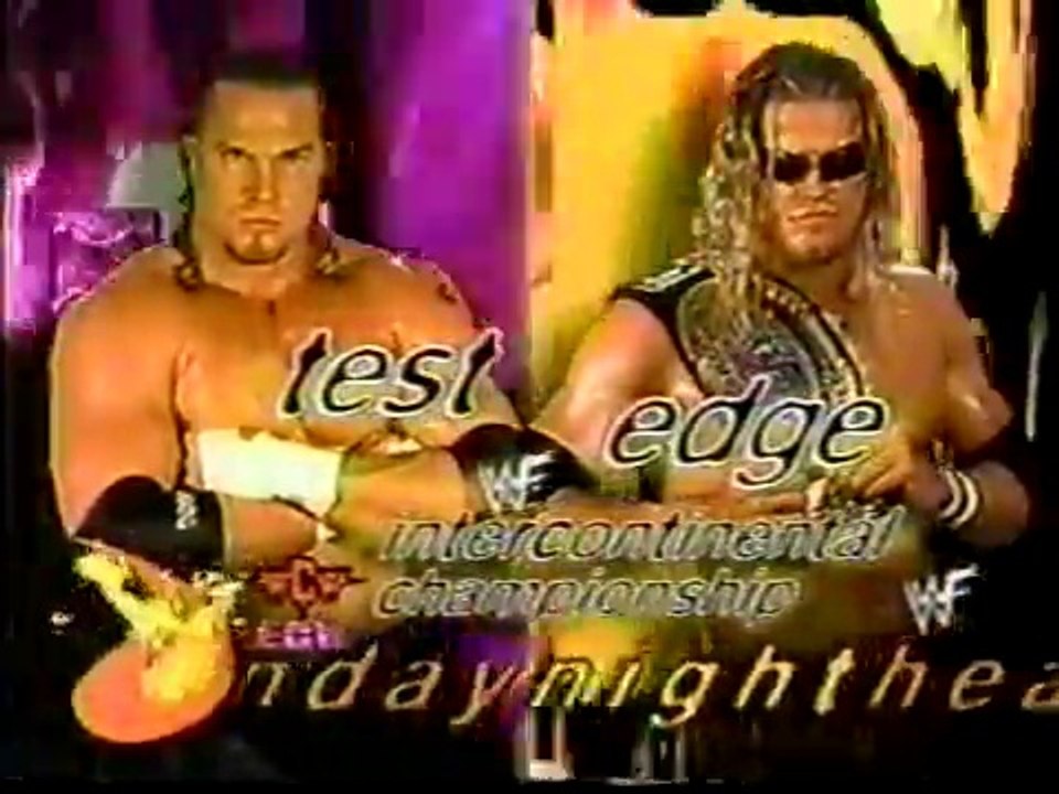 Test vs. Edge (WWF Intercontinental Championship)