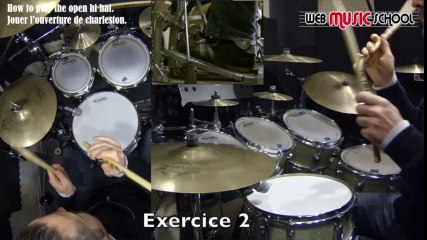 How to open the hi hat - FREE DRUM LESSON