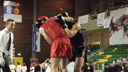 Yoan Benbedra vs Nathan Issaad : Finale Sanda Senior -75kg - Vichy 2013
