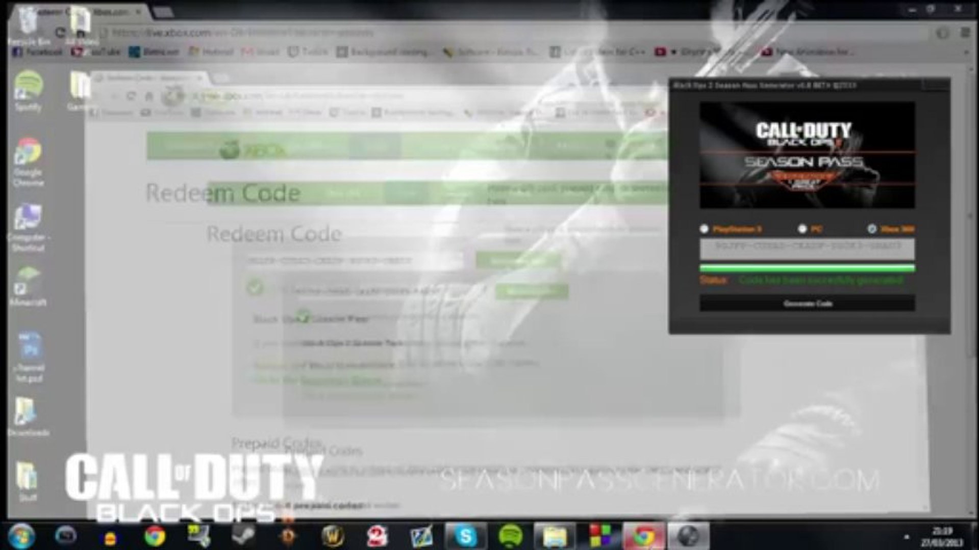 How to get Black Ops 2 Season Pass Codes XBOX 360 PS3 - video Dailymotion