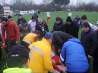 Bigaspor Adaspor maçında korku dolu anlar