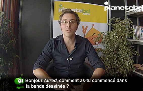 Alfred en interview sur PlaneteBD.com