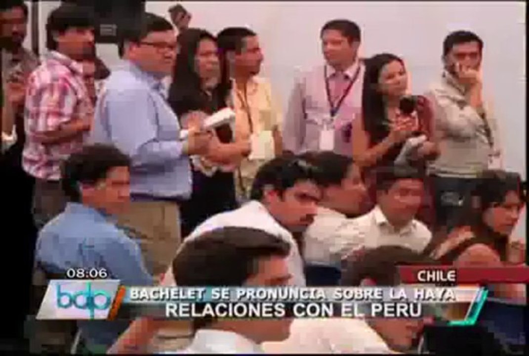 Michelle Bachelet sobre La Haya: Apoyaremos la decisión de Piñera