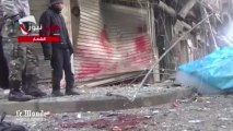 Alep, filmée après les bombardements