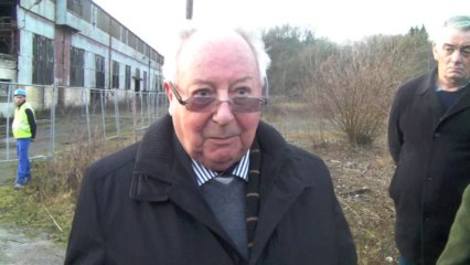 Début du chantier du port à sec d'Hautmont