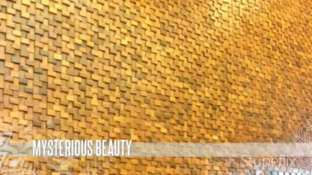 Romana Wood Mosaic Wall - Mysterious Beauty & Antique Elegance