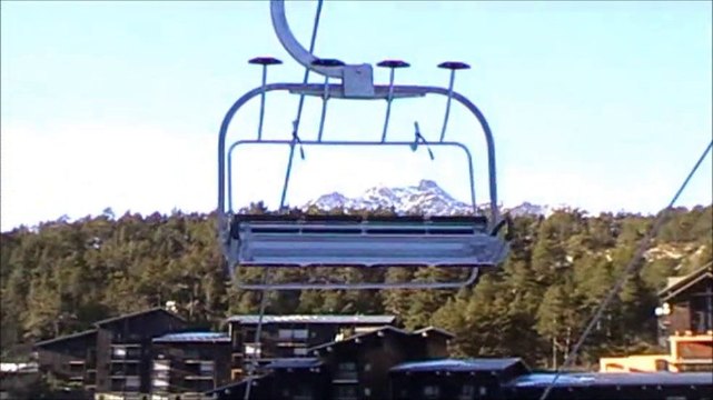 Le nouveau télésiège débreyable de La Repose à la station de La Norma
