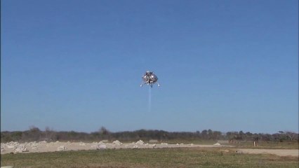 Morpheus Successfully Lands in Hazard Field at KSC