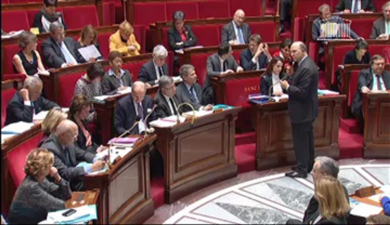 Pouvoir d'achat : réponse de Pierre Moscovici à Jacqueline Fraysse lors des QAG [17 décembre 2013]