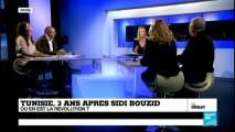 le débat de France 24 - Tunisie, 3 ans après Sidi Bouzid : Où en est la révolution? (partie 1)