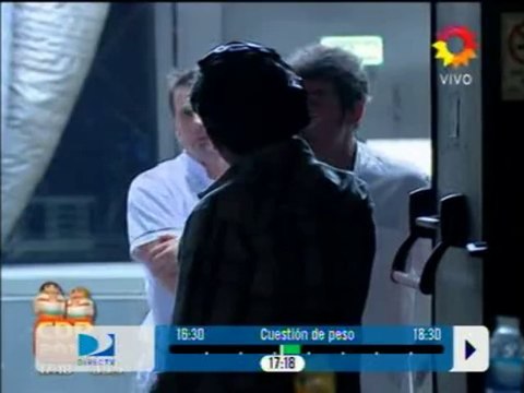 Pronto.com.ar Escándalo en el estudio de Cuestión de peso