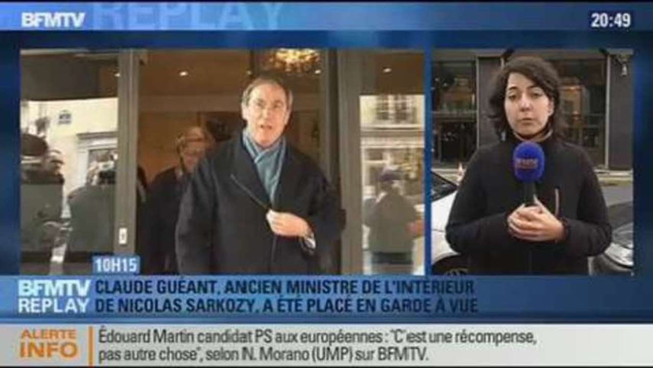 BFMTV Replay: l'ancien ministre de Nicolas Sarkozy a été placé en garde à vue - 17/12