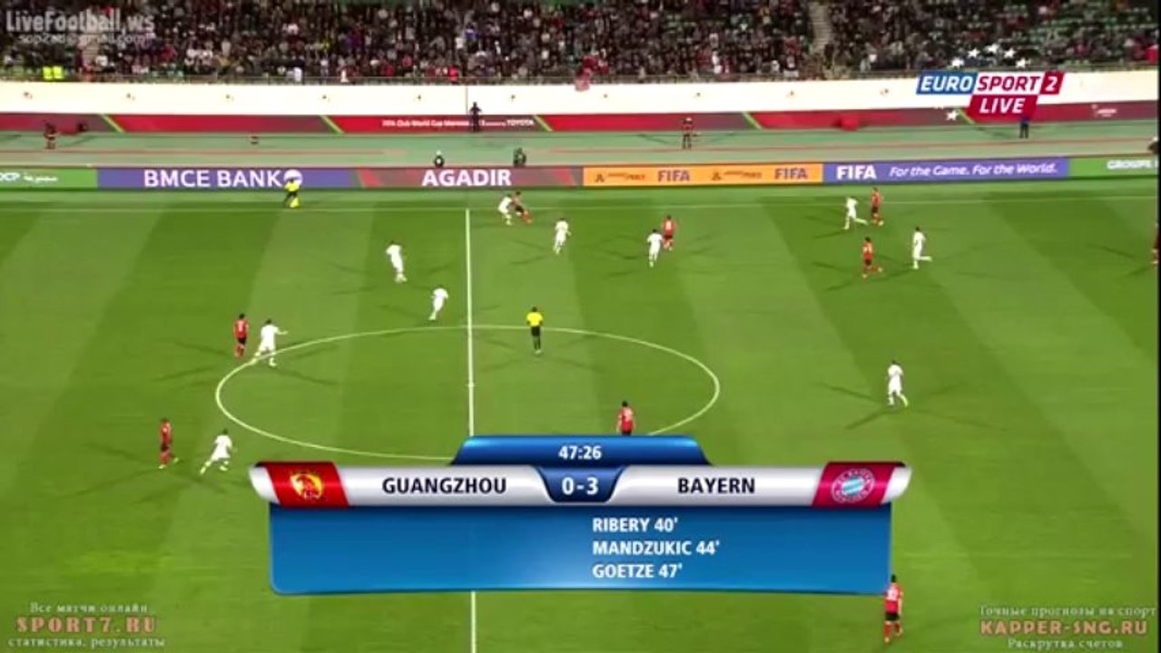 Bayern München 3-0 Guangzhou Evergrande Mario Götze Fantastic Goal HD