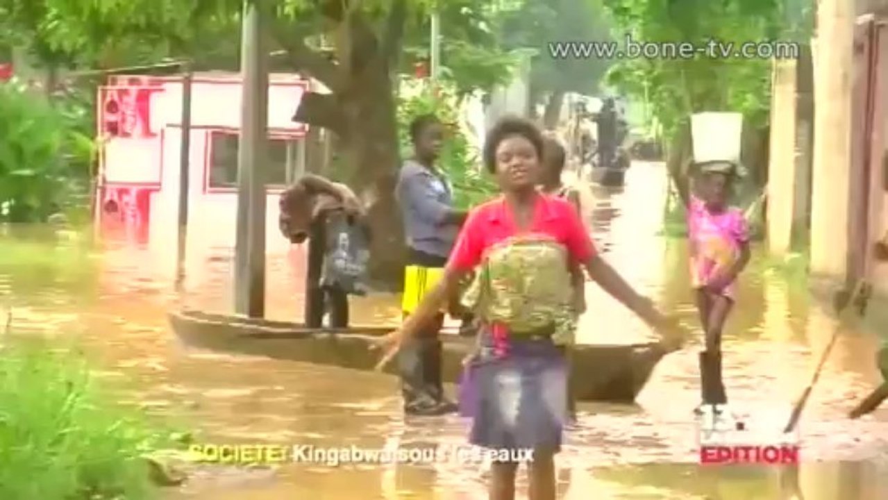 Après la pluie c'est le mauvais temps en rdc: Kingabwa sous les eaux après la pluie